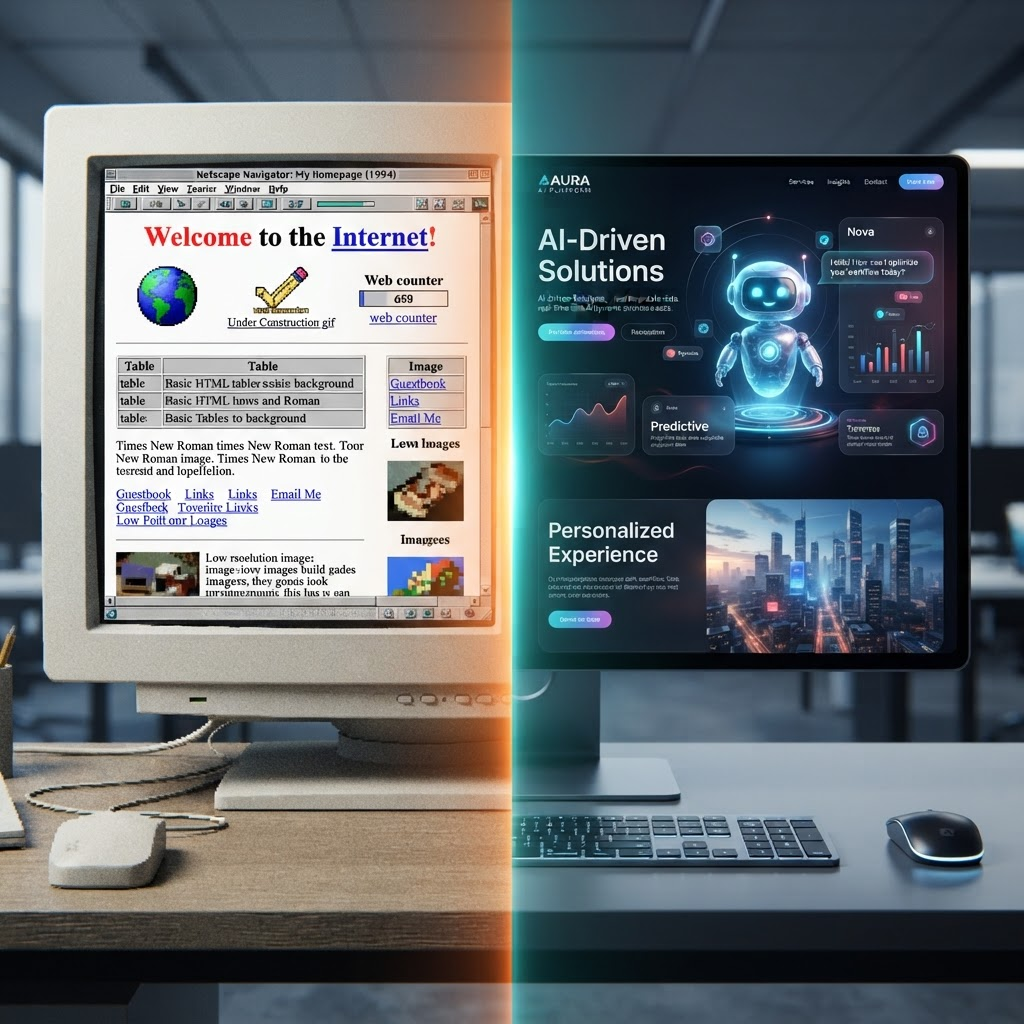 Evolución de las páginas web desde estáticas hasta inteligentes